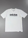 Adidas Sportswear Camo Logo Tee – White Graphic Crewneck (M)