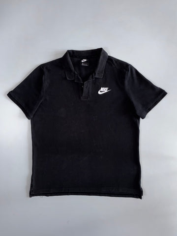 Nike Sportswear | Futura Logo Piqué Polo | Washed Black (2XL)