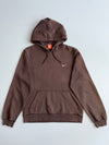 Y2K Nike The Athletic Dept. Brown Mini Swoosh Hoodie