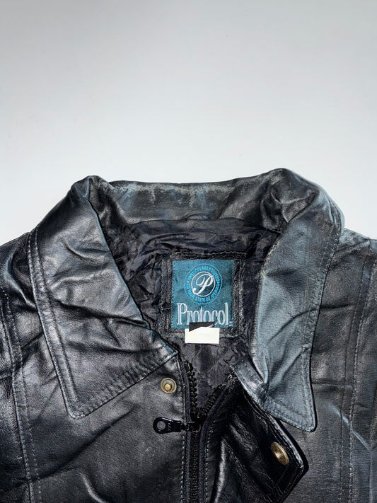Protocol Premium Original Leather Jacket (XL)
