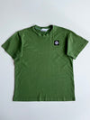 Stone Island T-Shirt Olive Green Compass Patch (L)