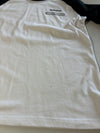 Adidas White & Navy Raglan Long Sleeve T-Shirt (L)