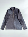 Black Yak Grey Croc Texture Patchwork Fleece Half Zip (S)