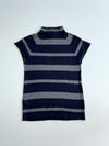 Prada Striped Wool Mock Neck Knit Top – women’s(XXS)