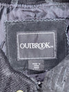 Outbrook Suede Leather Harrington Jacket Black (XL)
