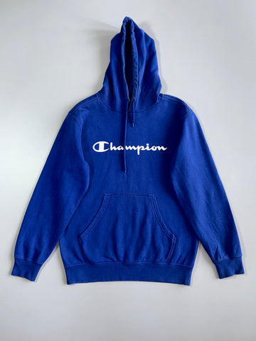 Champion Script Logo Pullover Hoodie (M)