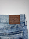 True Religion Ricky Relaxed Straight Light Wash Jeans (W:37) (L:46)