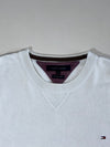Tommy Hilfiger | White Premium Cotton Crew Neck Knit | (2XL)