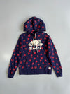 Roots Allover Heart Print Hoodie (M)