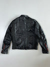 RG512 Urban Wear Red-Zip PURE Leather Jacket (M)