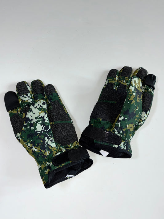 Digital Camo (protective hard-knuckle) Tactical Gloves (L)