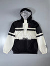 Nike Air Anorak Half-Zip Hooded Windbreaker Black/White (XL)