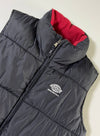Dickies Since 1922 Padded Fleece-Lined Puffer Vest – Black/Red (S)