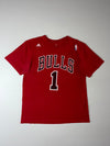 Adidas Chicago Bulls Derrick Rose #1 NBA Tee – Red (XL)