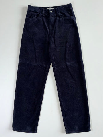 Carhartt Navy Corduroy Straight Pants (W:28|L:41)