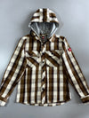 Engelbert Strauss Flannel (Detechable Hood) Hooded Shirt Jacket (M/L)