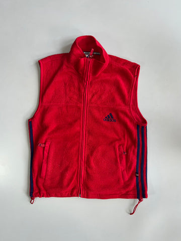 Adidas Fleece Full-Zip Vest (S)