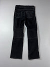 Genuine Leather Armoured Motorcycle Riding Pants Knee Paded (W:34) (L:43)