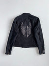 Harley-Davidson Black Studded Cotton Biker Jacket Women’s(XS)