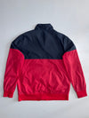 Big Train Osaka Two-Tone Red & Navy Windbreaker Track Jacket (M)