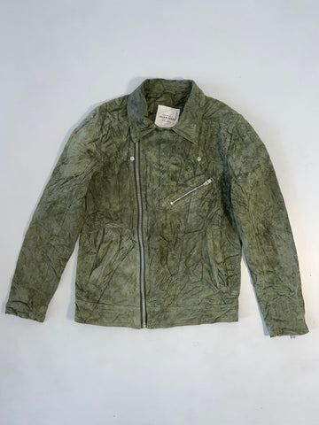 ZJack & Jones Original Sued Leather Jacket (RARE) (S/M)