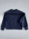 Adidas | 3-Stripe Boxy Crewneck Sweatshirt | Navy Women’s (M)