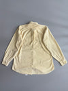 Lacoste Collection by Izod | Corduroy Button-Up Shirt | Pale Yellow (L)