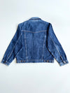 Wrangler Authentic Western Dark Wash Denim Trucker Jacket (XL)