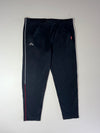 Vintage Kappa Track Pants – Black/Red Piping (W:38) (L:39)