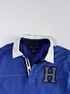 Tommy Hilfiger 'H' Patch Long Sleeve Rugby Polo – Royal Blue (L)