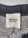 Abercrombie & Fitch Charcoal Grey Moose Logo Sweatpants (W:32) (L:41)