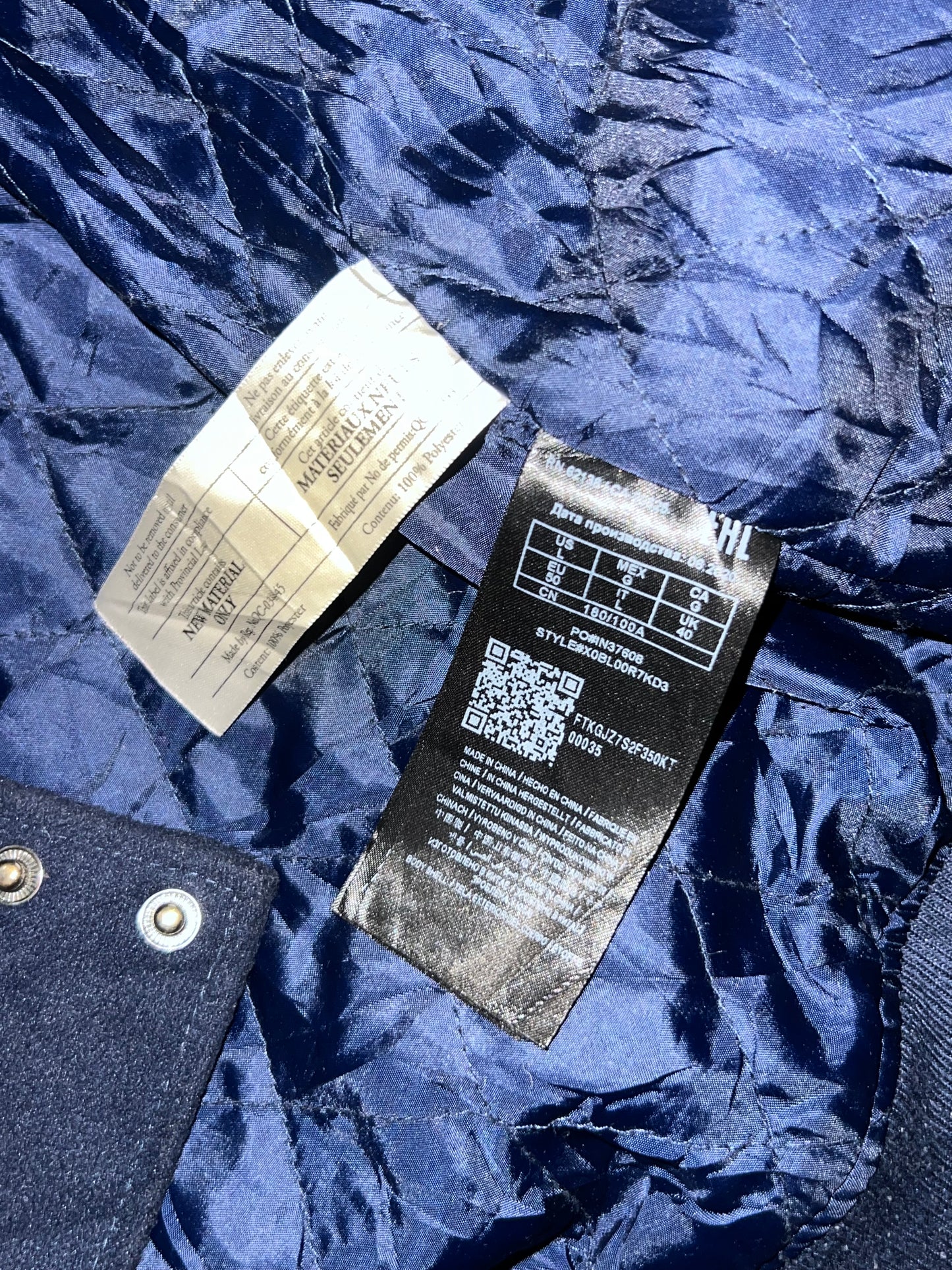 Z Ultra Premium Guess Original leather Sleeve Jacket (L) can also fit (M)