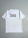 Vintage Hummel White Vestjysk Bank Graphic Tee (L)