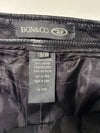Vintage BGN Black Leather Zip Pocket Moto Pants (W:30) (L:42)
