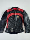 Harro Kombi Black/Red Leather Racing Jacket (XS)