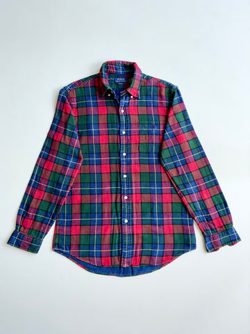 Polo Ralph Lauren Tartan Plaid Flannel Shirt – Multicolor (M)