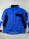 Vintage Spyder Blue Black Fleece Lined Ski Jacket (XL)