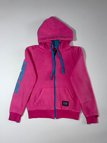 Superdry | Pink Zip Hoodie | (S)