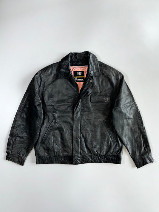 Fog Premium Original Leather Jacket (XL)