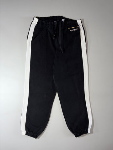Vintage 90s Polo Sport Ralph Lauren Black Side Stripe Sweatpants (W:32) (L:40)