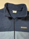 Columbia Colorblock Fleece Full-Zip Jacket – Navy/Slate Blue (L)