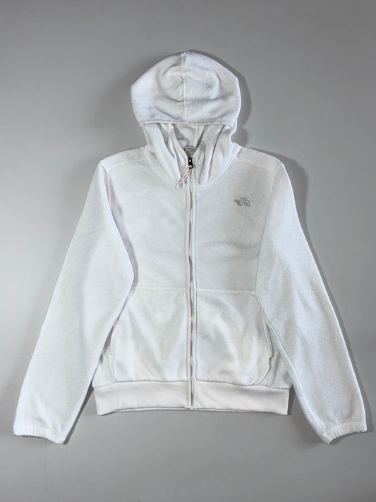 The North Face Fleece Zip-Up Hoodie  White  Women’s (S)