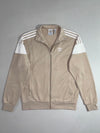 Adidas Originals Colorblock Track Jacket – Beige/White (L)