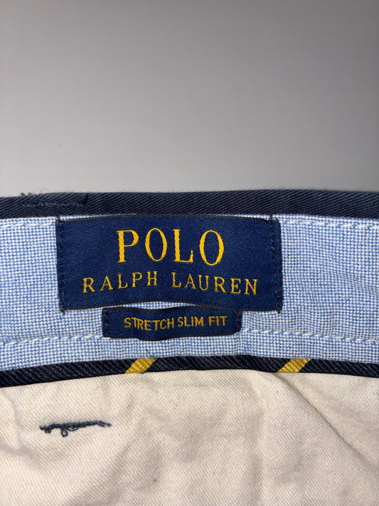 Polo Ralph Lauren Navy Stretch Slim Fit Chinos (W:42) (L:41)