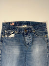 Vintage True Religion Big Stitch Distressed Knee-Rip Jeans – Made in USA (W:36) (L:45)