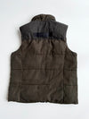 Big Train Osaka Sherpa Collar Puffer Vest – Olive Tokyo Style | (XL)