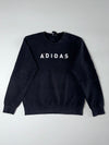 Adidas Spellout Crewneck Sweatshirt Black, (M)
