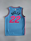 Nike NBA Miami Heat #22 Jimmy Butler ViceWave City Edition Jersey – Baby Blue (L)