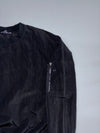 Stone Island Nylon Metal Arm Zip Pocket Crewneck Sweatshirt Black (L)