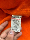 Superdry Windcheater Camo Hooded Jacket – Orange Fleece Lined (XL)
